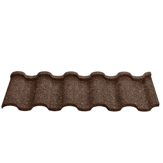 Композитная черепица Novatik Natura Roman brown earth (коричневый)
