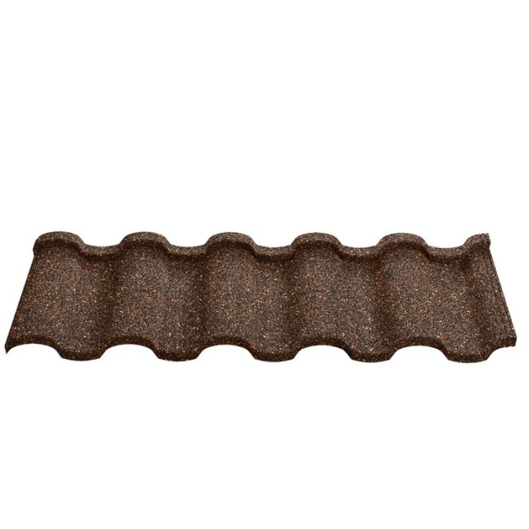 Композитная черепица Novatik Natura Roman brown earth (коричневый)