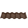 Композитная черепица Novatik Natura Roman brown earth (коричневый) 