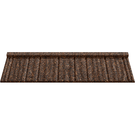 Композитная черепица Novatik Natura Wood brown earth (коричневый)