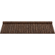 Композитная черепица Novatik Natura Wood brown earth (коричневый)