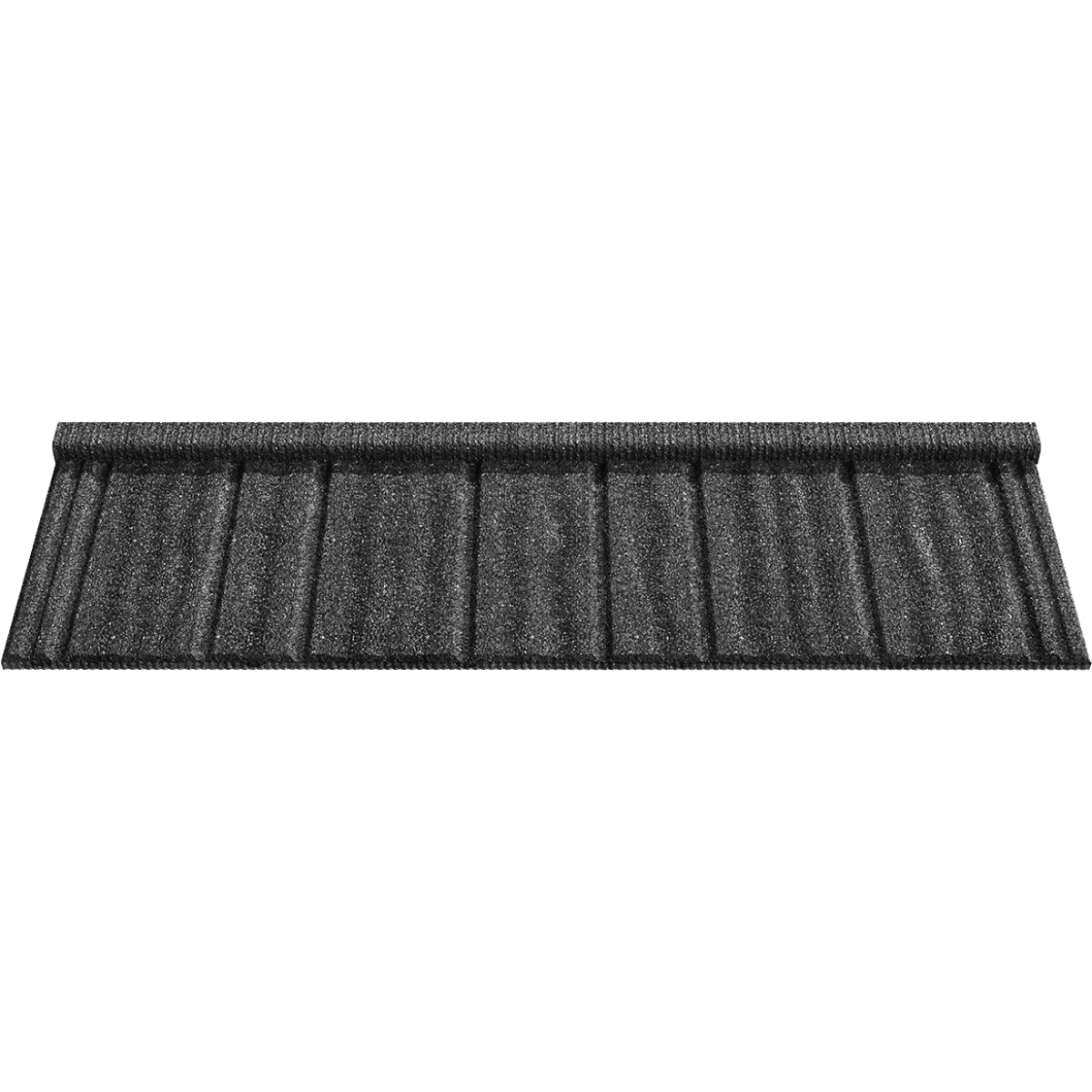 Композитная черепица Novatik Natura Wood dark moon (черный)