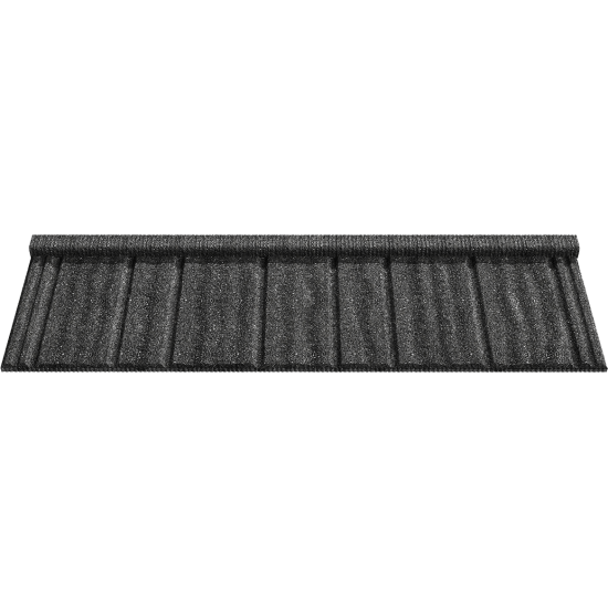Композитная черепица Novatik Natura Wood dark moon (черный)