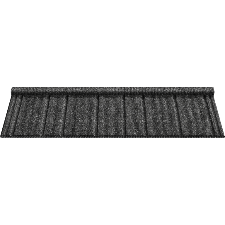 Композитная черепица Novatik Natura Wood dark moon (черный)