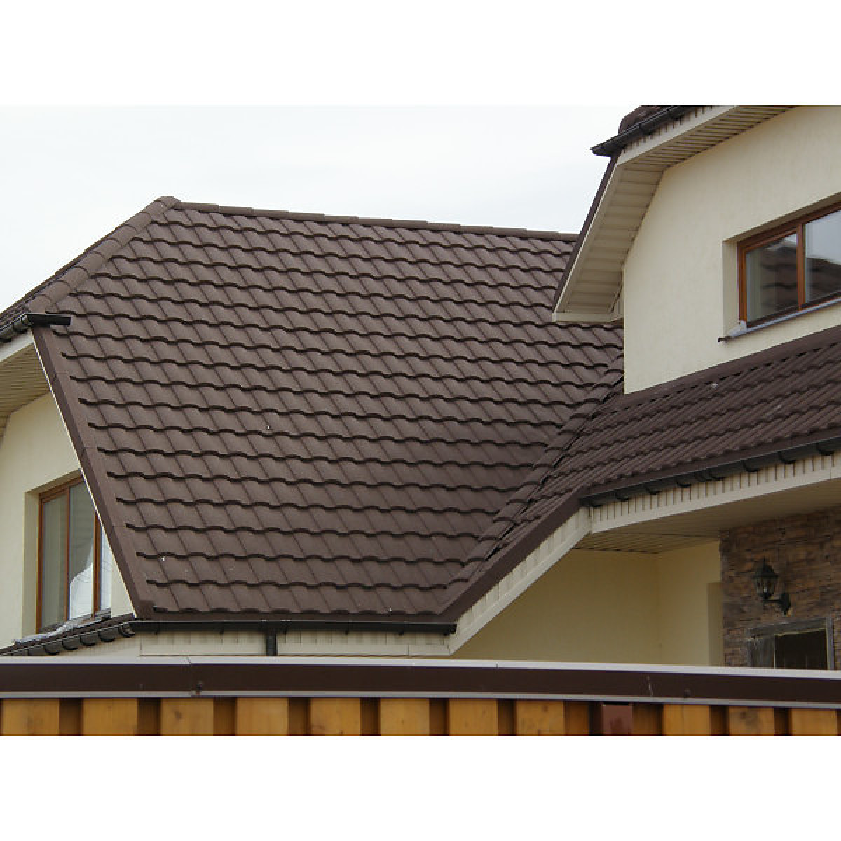 Композитная черепица Metrotile Roman Coffee