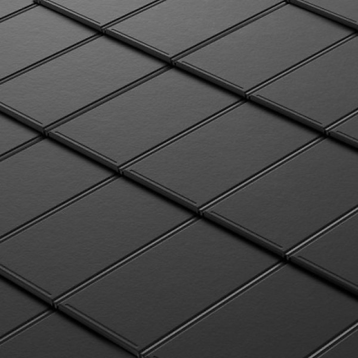 Композитна черепиця Metrotile I-Panel Матово-чорний