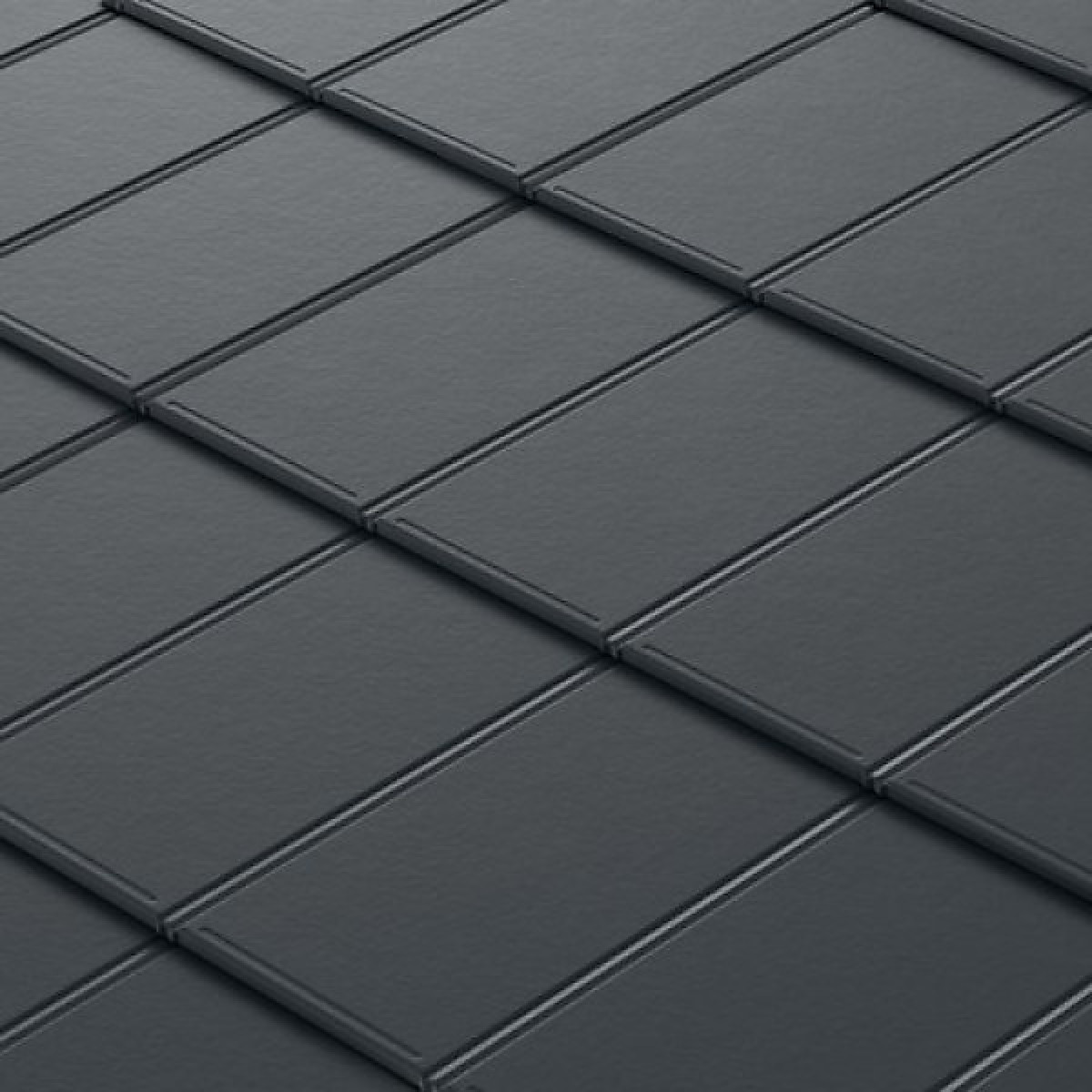 Композитна черепиця Metrotile I-Panel Матове деревне вугілля