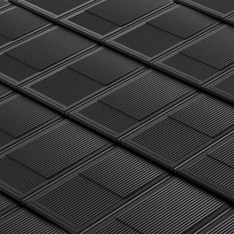 Композитная черепица Metrotile I-Shingle Матово-черный