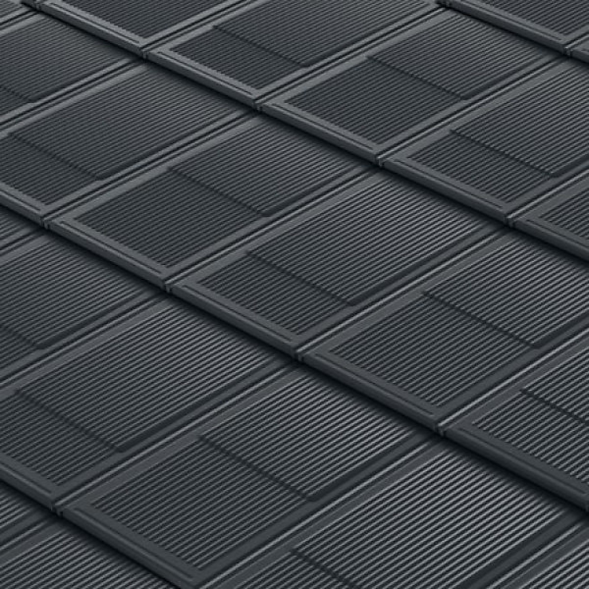 Композитна черепиця Metrotile I-Shingle Матове деревне вугілля