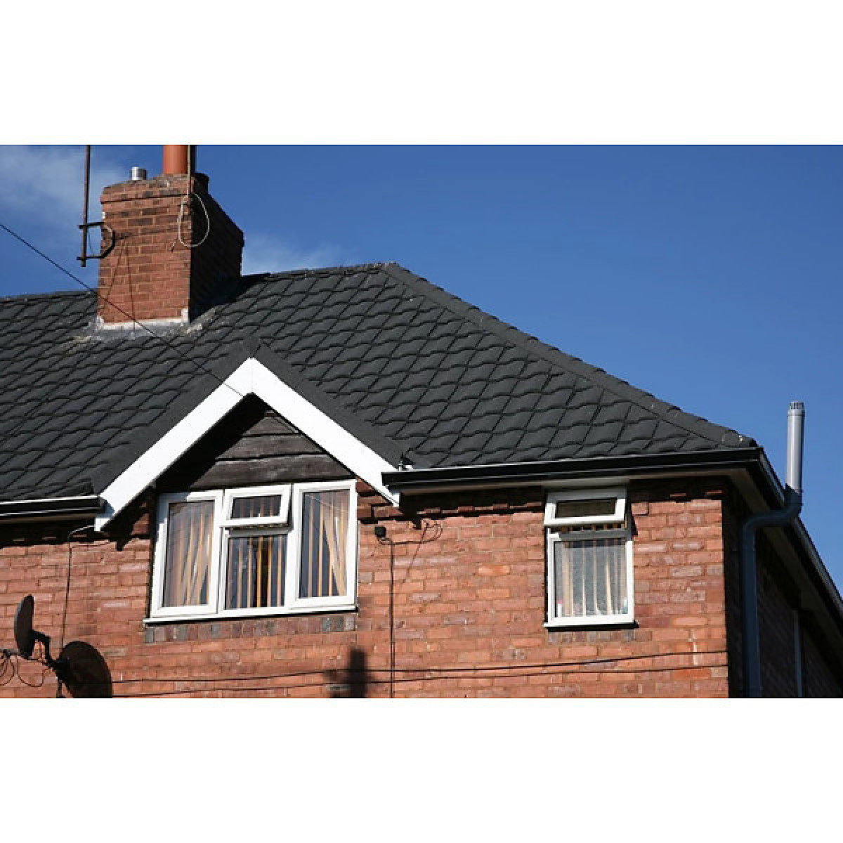 Композитная черепица Metrotile Roman Charcoal