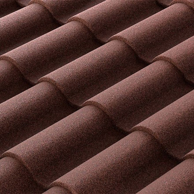 Композитная черепица Metrotile Romana Scarlet