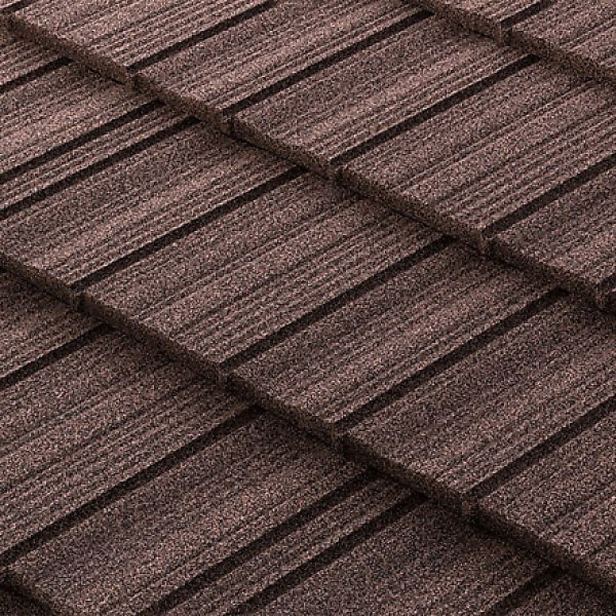 Композитная черепица Metrotile Woodshake Coffee