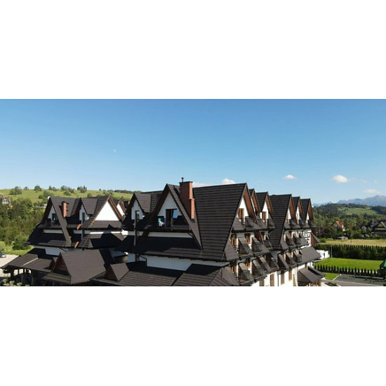 Композитная черепица Metrotile Woodshake Ironbark