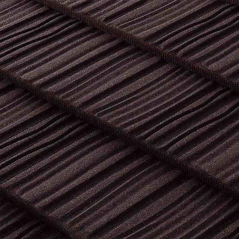 Композитная черепица Metrotile Woodshake Ironbark