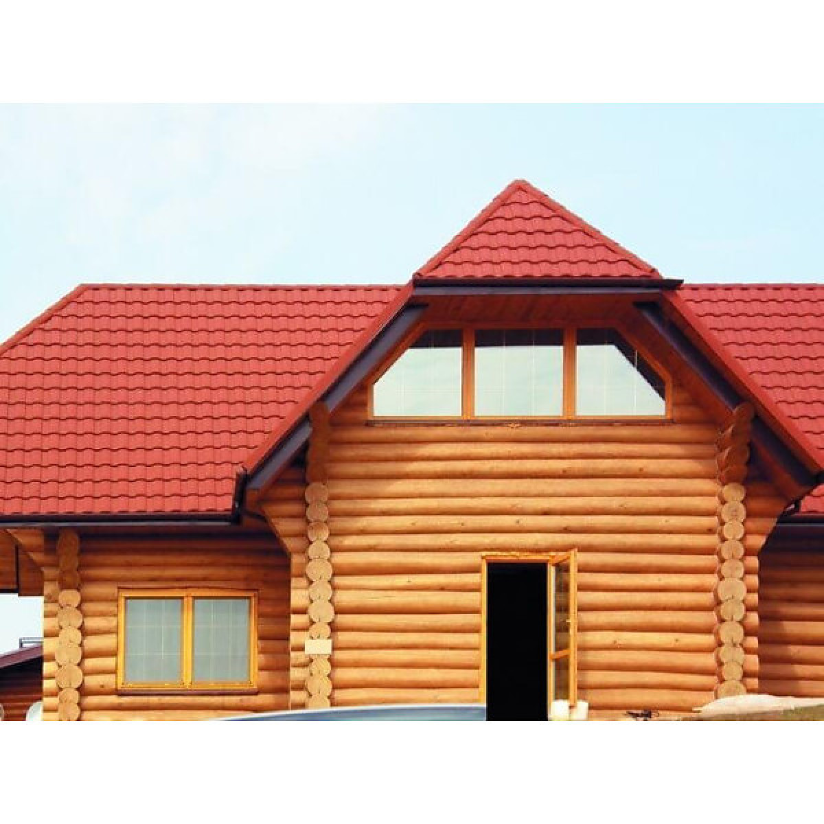 Композитна черепиця Metrotile Roman Red