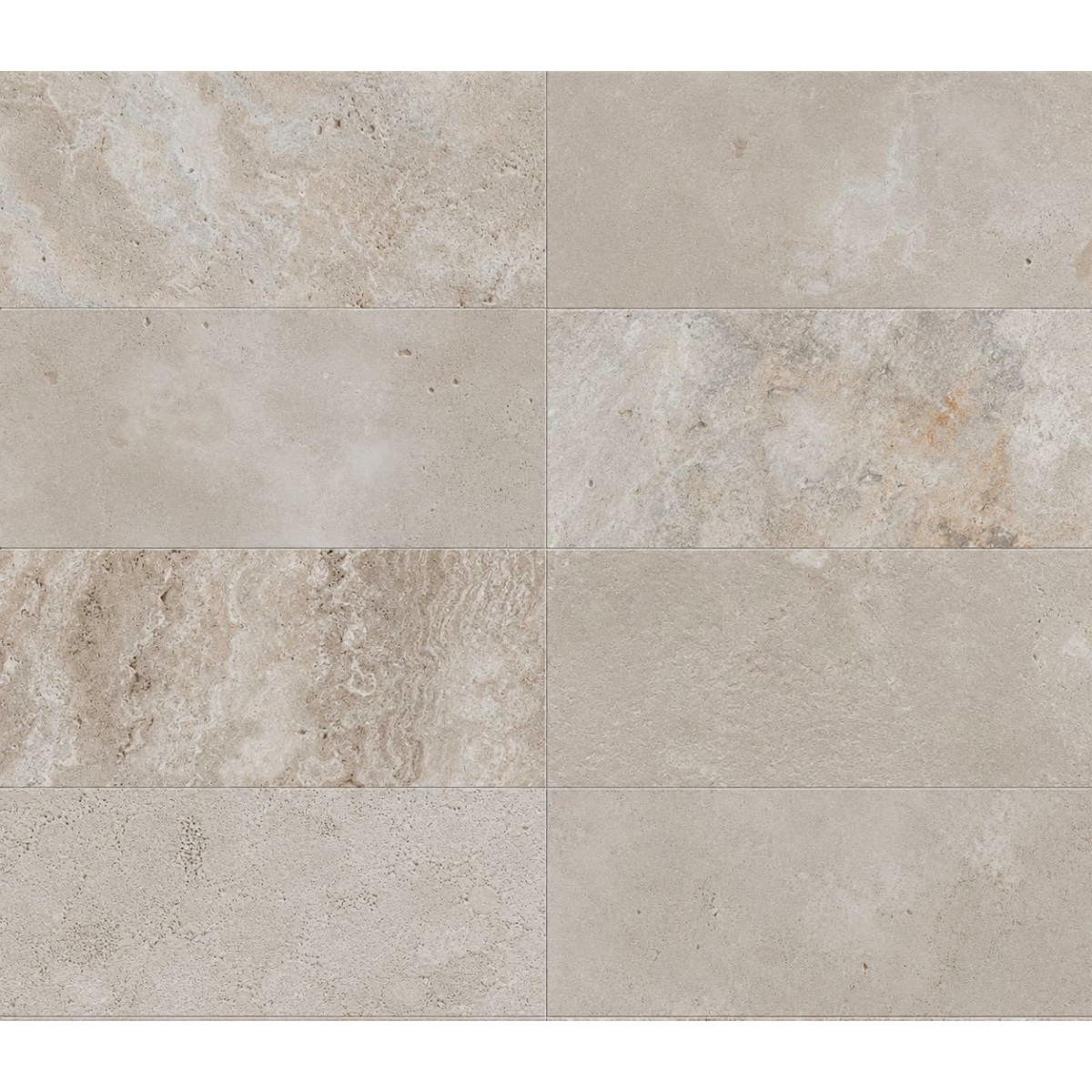 Травертин Light Brushed Standart 1,2*30,5*61 см