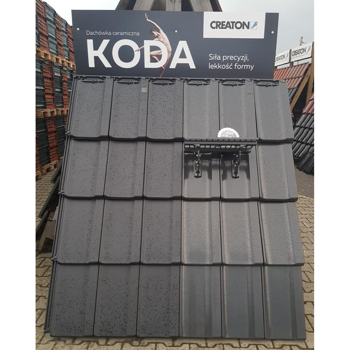 Керамическая черепица Creaton Koda антрацит