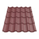 Металлочерепица Tile Модерн Словакия 0,45 мм RAL 3005 красный
