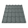 Металлочерепица Tile Ретро Украина 0,45 мм RAL 7016 графит