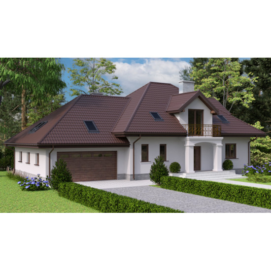 Металлочерепица Tile Модерн Индия 0,39 мм RAL 8017 шоколадно-коричневый