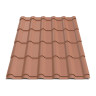 Металлочерепица Tile Ретро Польша 0,5 мм RAL 8004 кирпичный