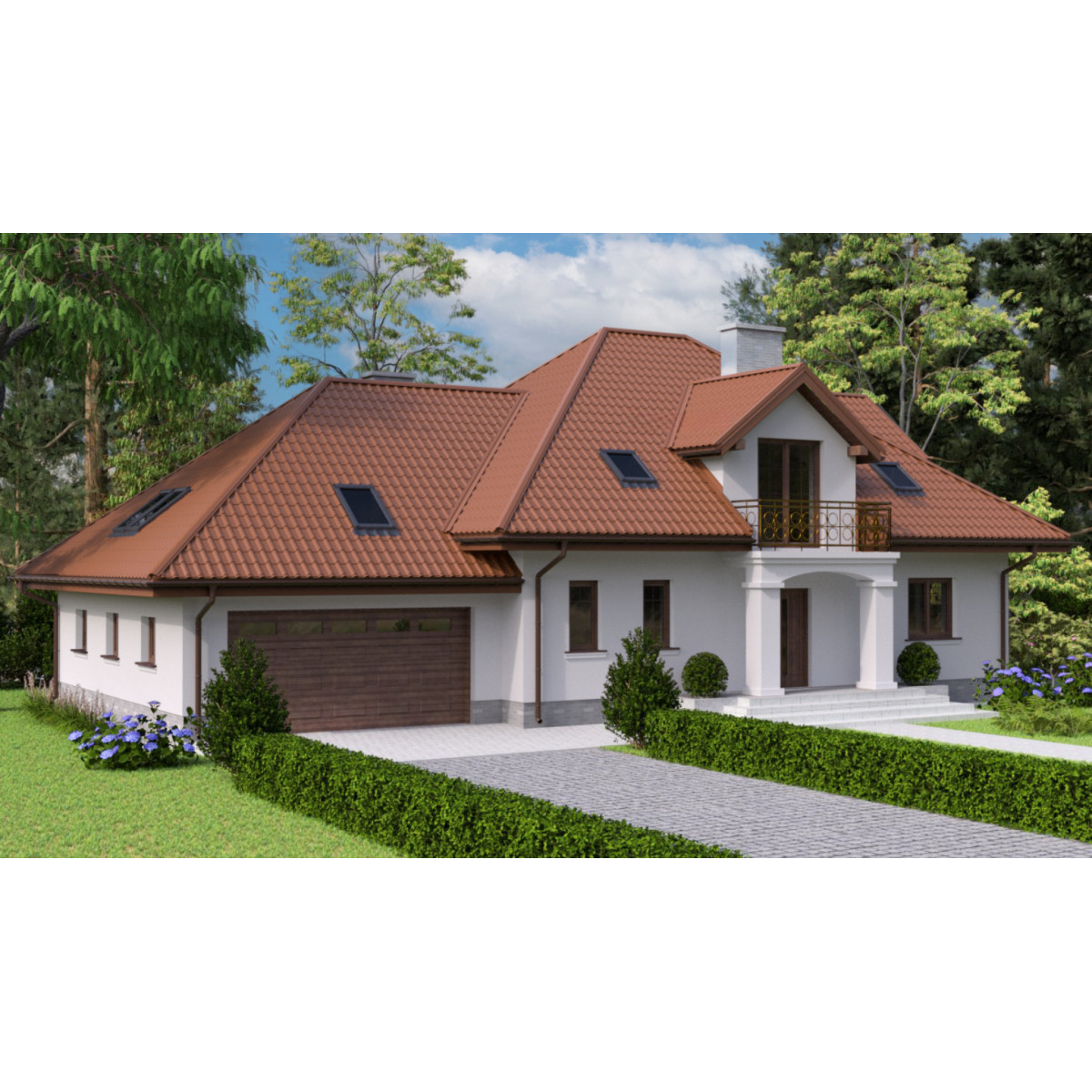 Металлочерепица Tile Ретро Польша 0,5 мм RAL 8004 кирпичный