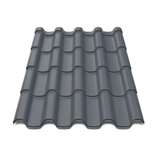 Металлочерепица Tile Премиум Словакия 0,5 мм RAL 7016 графит