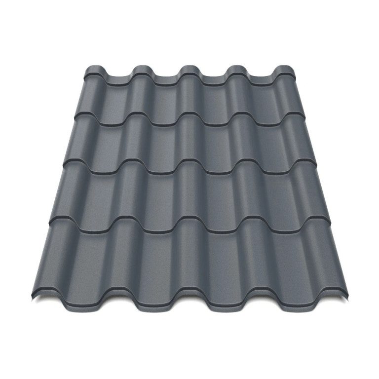 Металлочерепица Tile Премиум Словакия 0,5 мм RAL 7016 графит