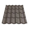 Металочерепиця Tile Модерн Корея 0,45 мм RAL 8019 темно-коричневий