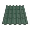 Металлочерепица Tile Элегант Германия 0,5 мм RAL 6005 зеленый