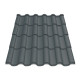 Металлочерепица Tile Элегант Индия 0,43 мм RAL 7016 графит