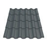Металлочерепица Tile Элегант Индия 0,43 мм RAL 7016 графит