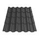 Металлочерепица Tile Элегант Словакия 0,5 мм RAL 9005 черный
