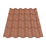 Металлочерепица Tile Элегант Польша 0,5 мм RAL 8004 кирпичный