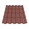 Металлочерепица Tile Элегант Словакия 0,45 мм RAL 3005 красный