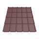 Металлочерепица Tile Элит «волна» Словакия 0,45 мм RAL 3009 вишневый