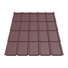 Металлочерепица Tile Элит «волна» Словакия 0,45 мм RAL 3009 вишневый