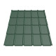 Металлочерепица Tile Элит «волна» Словакия 0,5 мм RAL 6005 зеленый