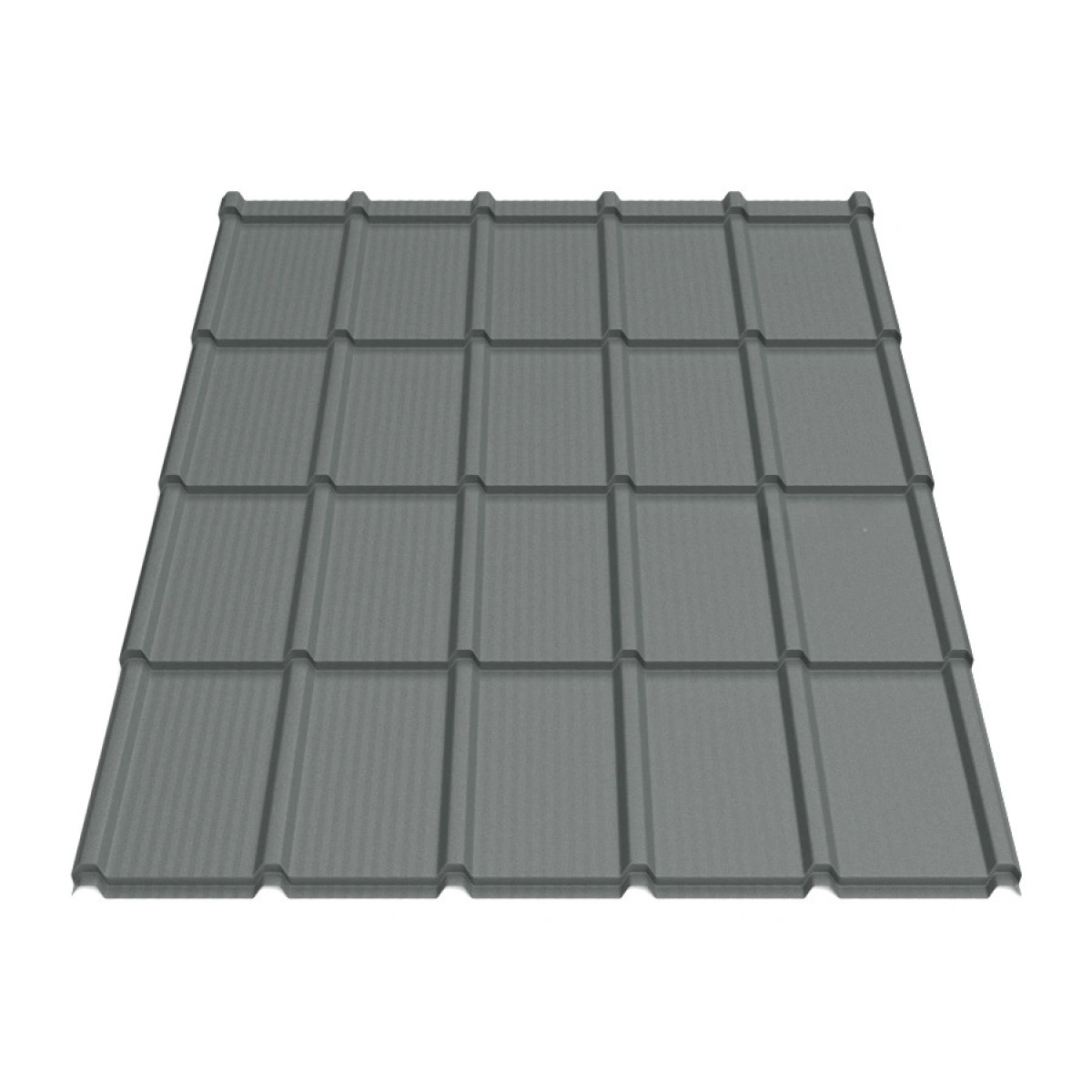 Металлочерепица Tile Элит «волна» Украина 0,45 мм RAL 7016 графит