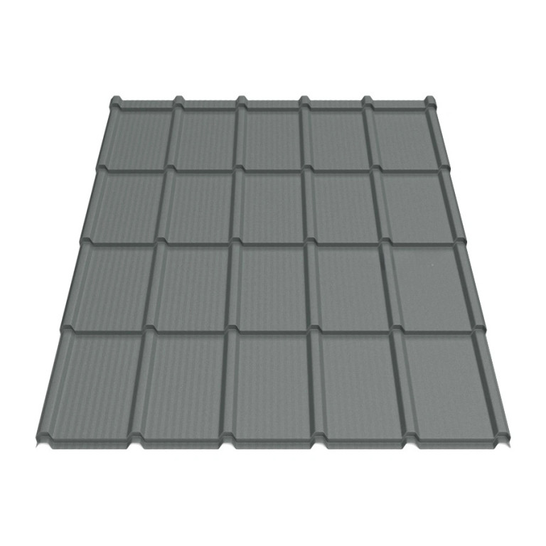 Металлочерепица Tile Элит «волна» Украина 0,45 мм RAL 7016 графит