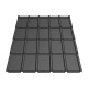 Металлочерепица Tile Элит «волна» Словакия 0,5 мм RAL 9005 черный