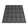 Металлочерепица Tile Элит «волна» Словакия 0,5 мм RAL 9005 черный