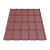 Металлочерепица Tile Элит «волна» Словакия 0,45 мм RAL 3005 красный