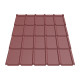 Металлочерепица Tile Элит «волна» Словакия 0,45 мм RAL 3005 красный
