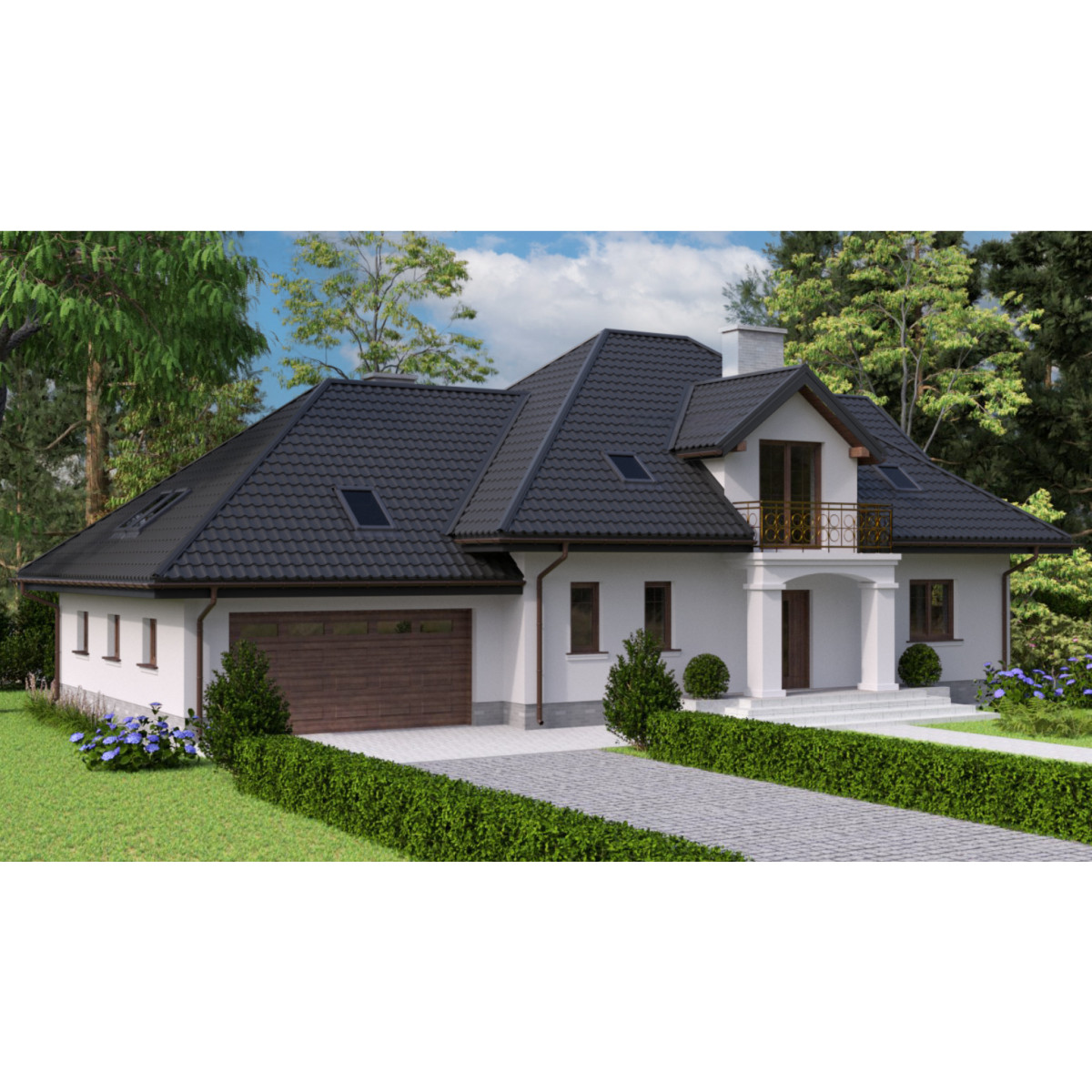 Металлочерепица Tile Модерн Австрия 0,5 мм RAL 9005 черный