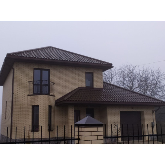 Керамическая черепица Monier Milan коричневый