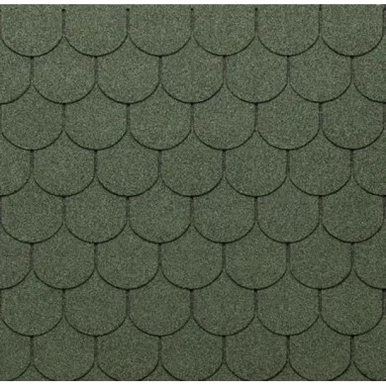 Битумная черепица Tegola Eco Roof Traditional Mixed Green