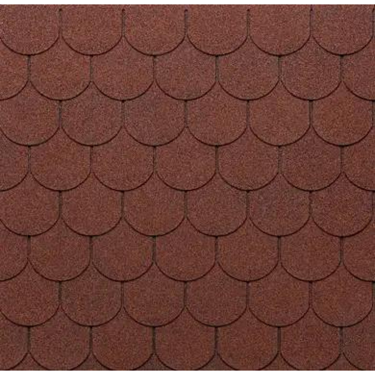 Битумная черепица Tegola Eco Roof Traditional Mixed Red
