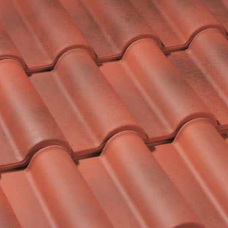 Керамическая черепица Umbelino TILE Mediterranean Выдержанная красная