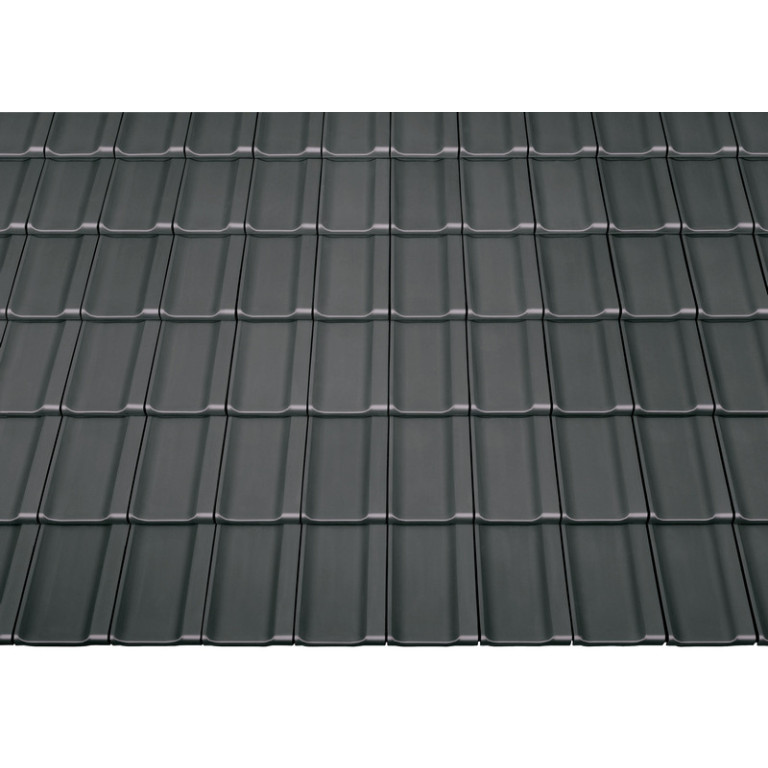 Керамическая черепица Braas Topaz 11V Антрацит